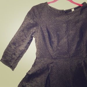 Anthropology Moulinette Soeurs Lacey Peplum Shirt